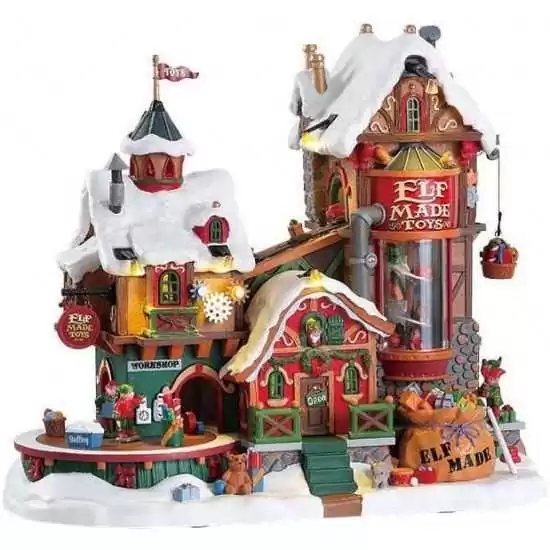 Fabbrica di giocattoli degli elfi - elf made toy factory - Lemax 75190