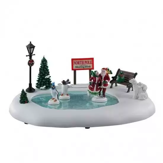 Pista di pattinaggio del Polo Nord - North Pole Skating Rink - Lemax 14837 - Il patio store