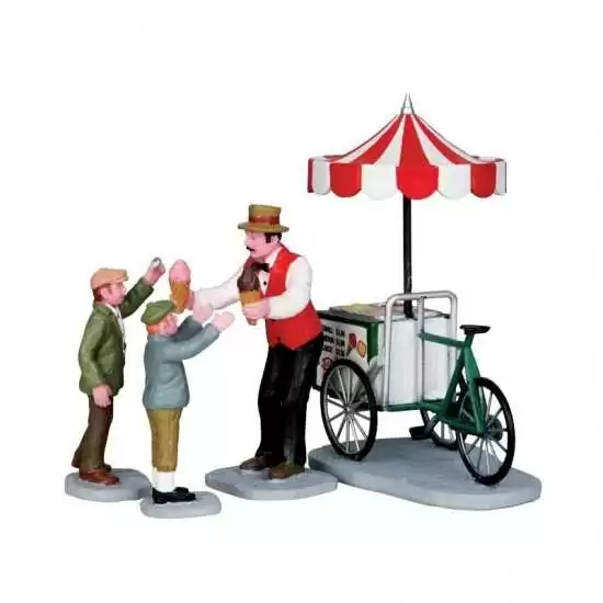 Carretto del gelataio - Gelato Cart Set of 4 - Lemax 32139 - Il patio store