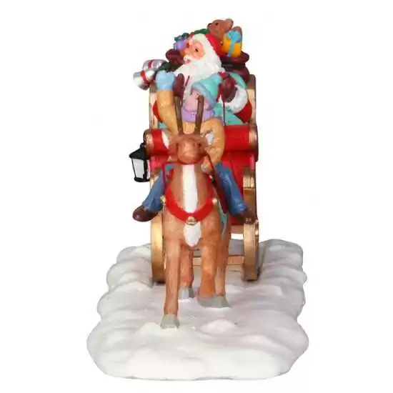 La slitta di Babbo Natale - Santa's Sleigh - Lemax 53210 - Il patio store