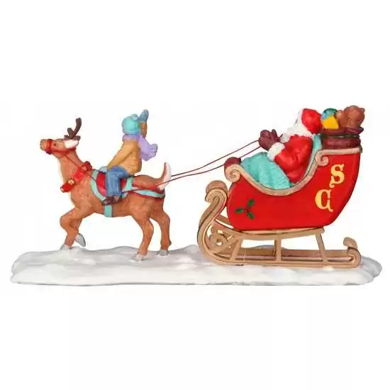 La slitta di Babbo Natale - Santa's Sleigh - Lemax 53210 - Il patio store