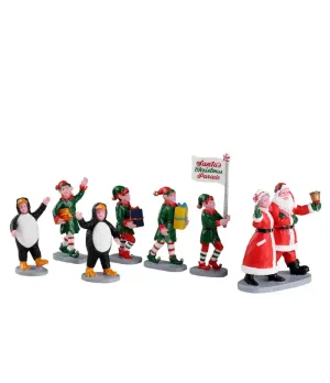 Lemax 23592 Santa’s Elf Parade - Il patio store