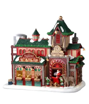 Lemax 25926 Santa’s Reindeer Stables - Il patio store