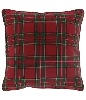 Cuscino Xmas tartan 45x45cm rosso - ul8501057re - Il patio store