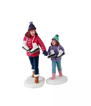 Lemax 42324 Skating Sisters - Il patio store